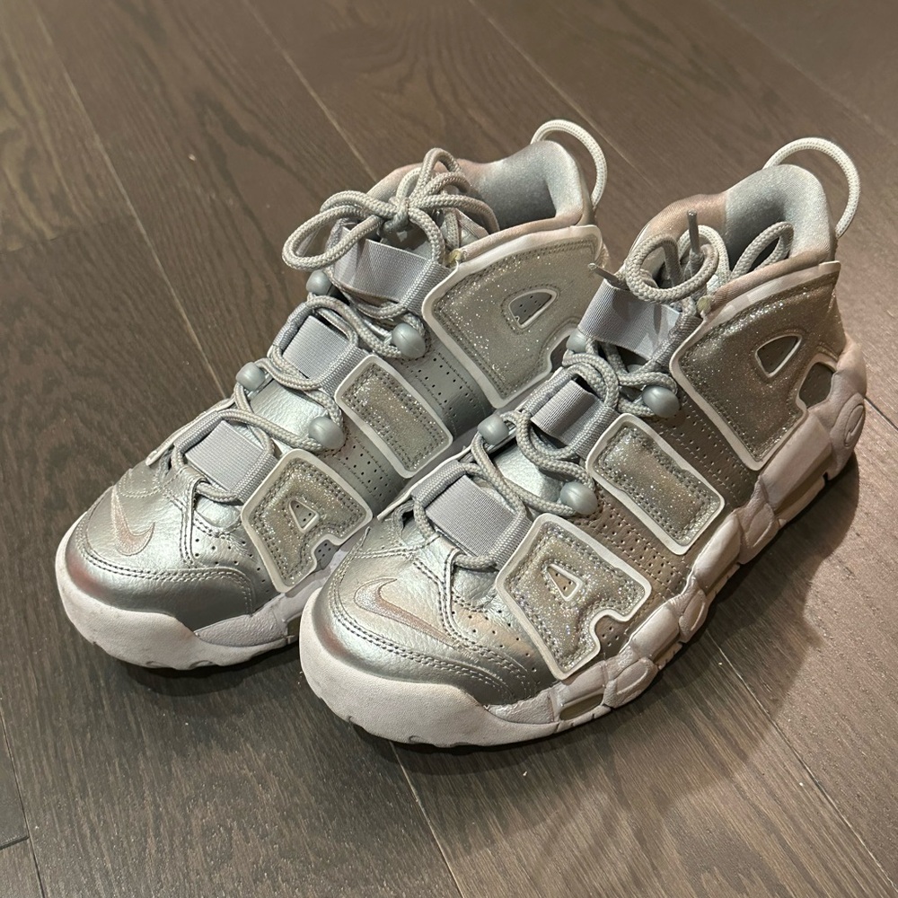 Silver Nike Air Uptempo - Women’s